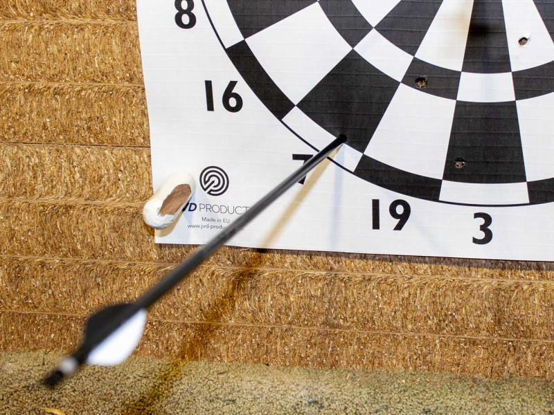 De winnende dubbel zeven van Patrick, maar net hoor.